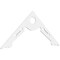 Ekena Millwork Pitch Cena Architectural Grade PVC Gable Pediment, 72"W x 30"H x 1"P (10/12) GPP072X030X100CEN - alternate 1